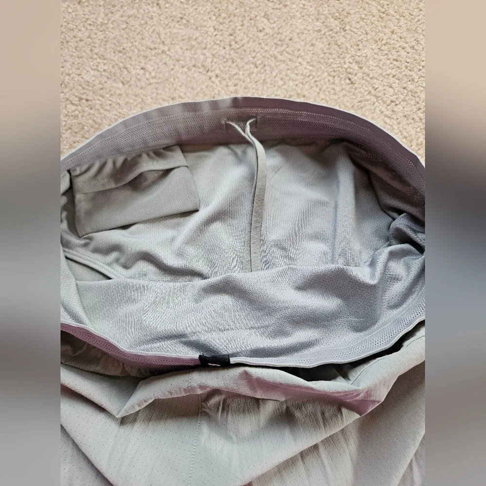 Women’s Athletic Shorts — Light Gray